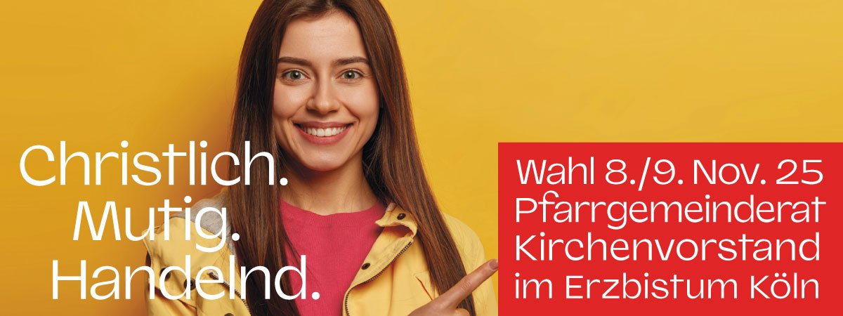 PGR-Wahl 2025 Banner (c) Diözesanrat der Katholiken im Erzbistum Köln