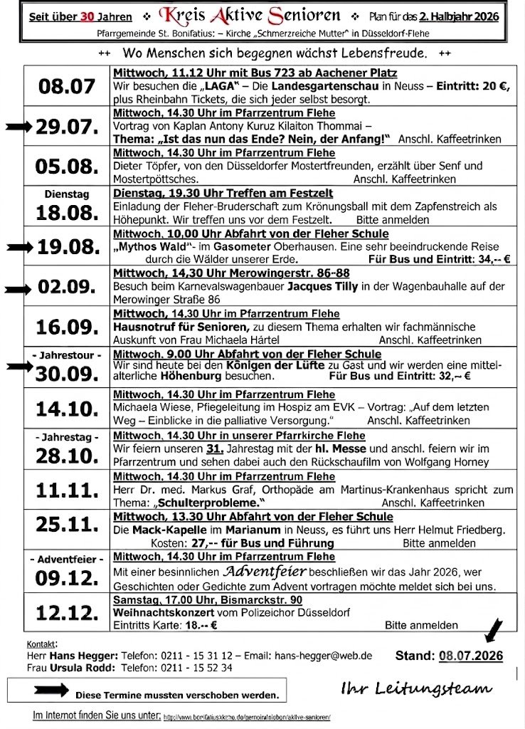 Aktive Senioren Programm aktuelles Programm (c) Kreis Aktive Senioren