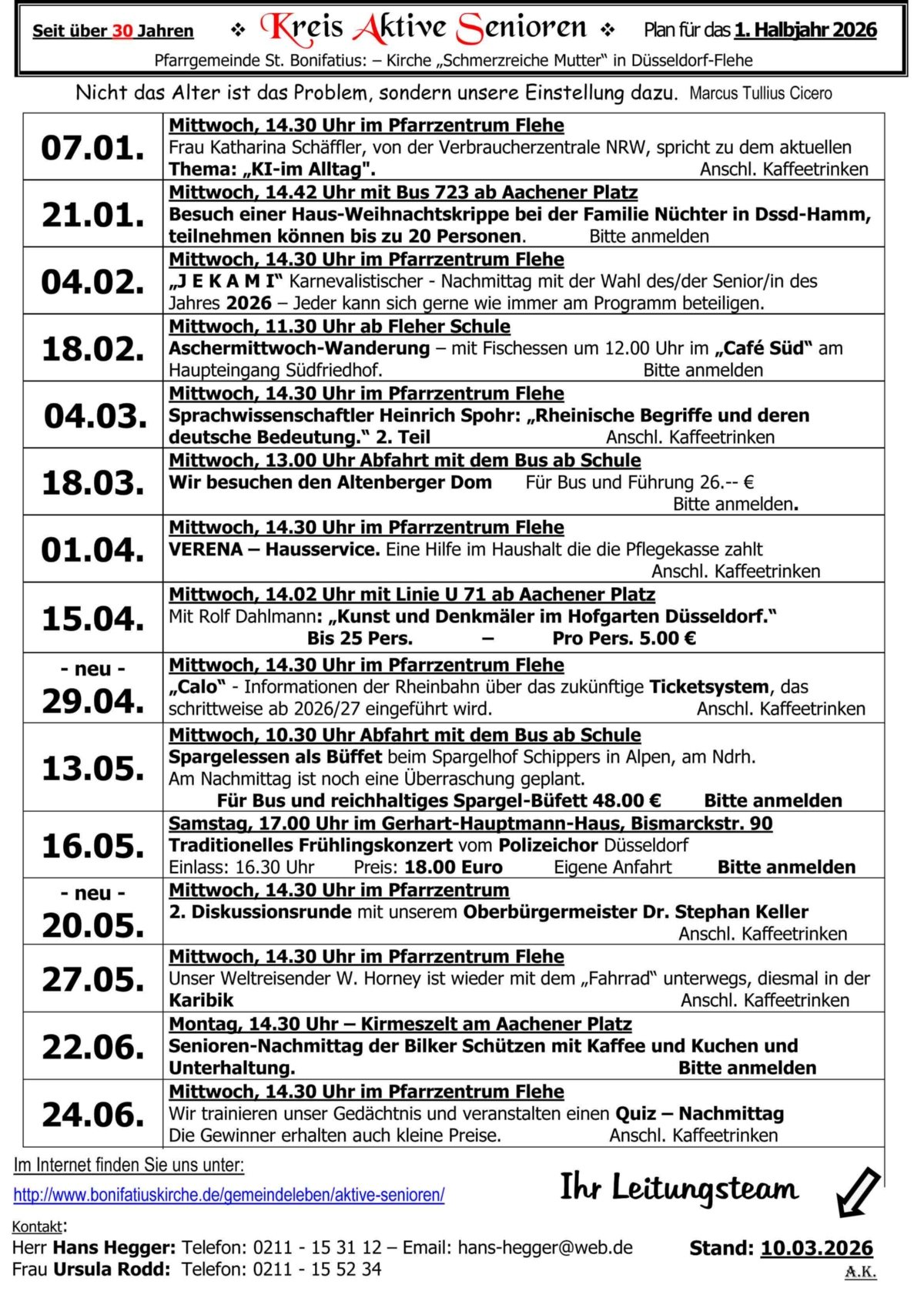 Aktive Senioren Programm aktuelles Programm (c) Kreis Aktive Senioren