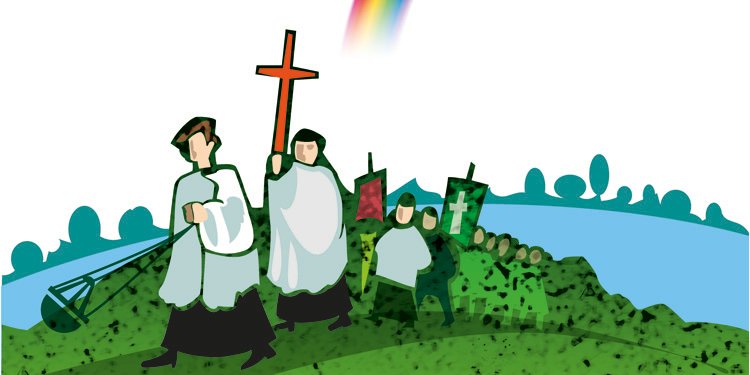 Bittprozession (c) Peter Esser Illustration