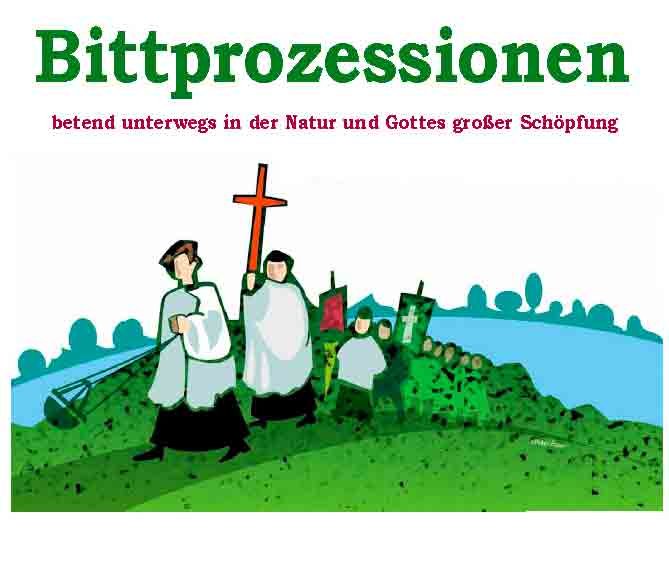 Bittprozessionen (c) Gemeinde St. Bonifatius - Düsseldorf, Peter Esser Illustration