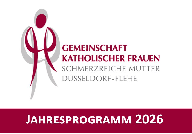 Jahresprogramm der Gemeinschaft katholischer Frauen Flehe, Kopf (c) Gemeinschaft katholischer Frauen Flehe