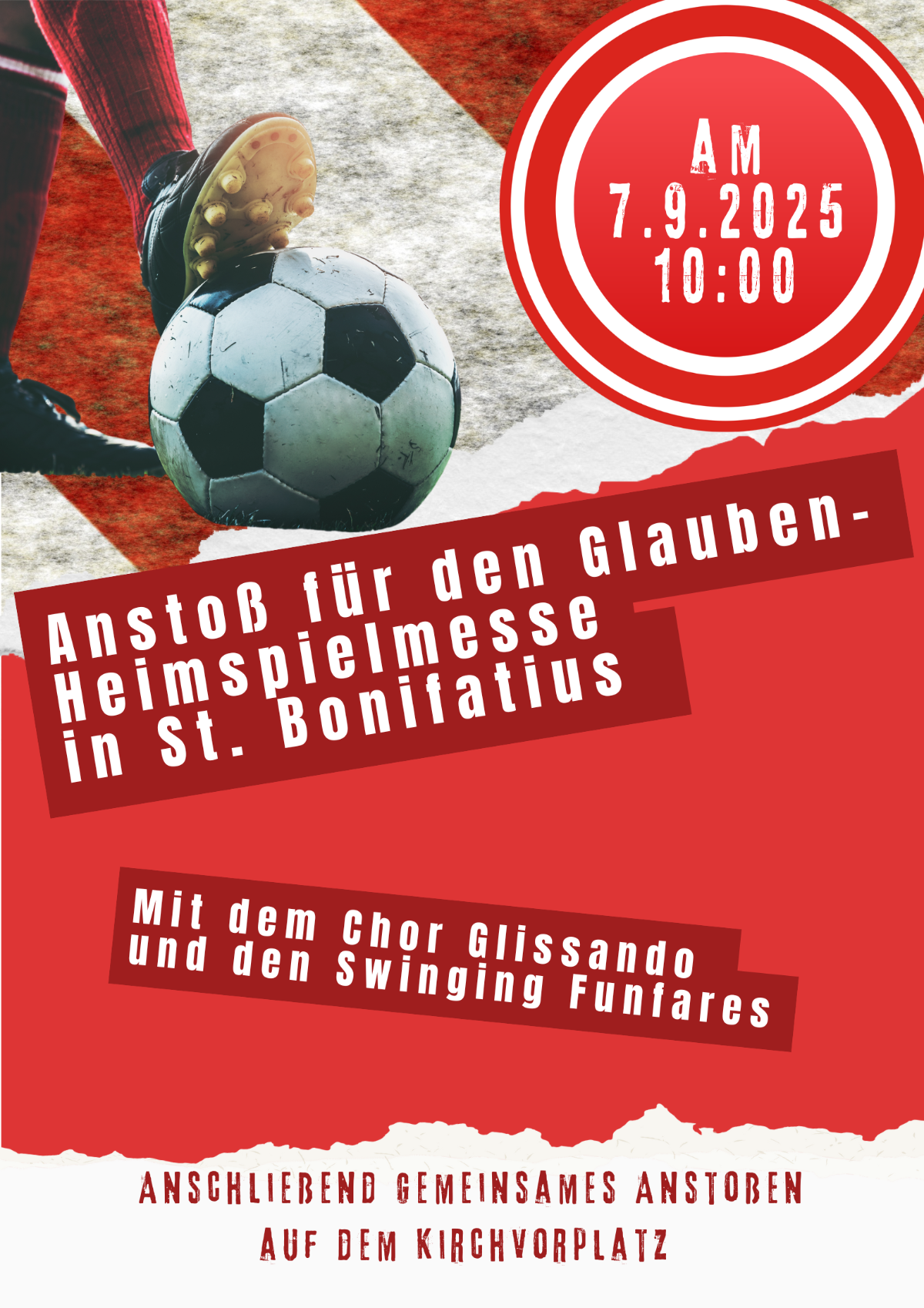 Fußballmesse in St. Bonifatius (c) kath. Kirchengemeinde St. Bonifatius Düsseldorf