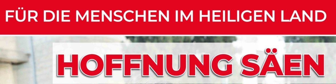 Heiligland Kollekte (c) Deutscher Verein vom Heiligen Lande