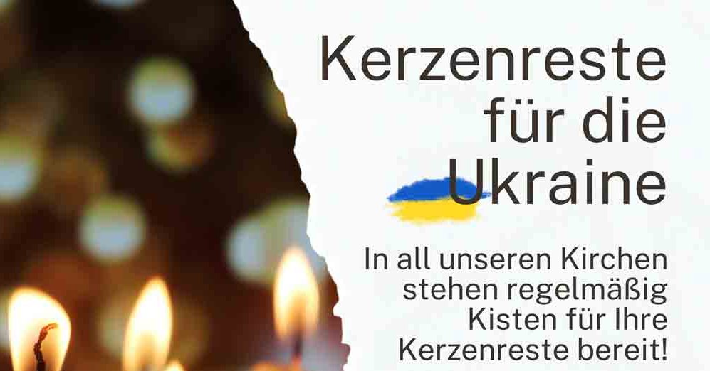 Kerzenreste-Ukraine (c) Gemeindereferentin Kirsten Pretz