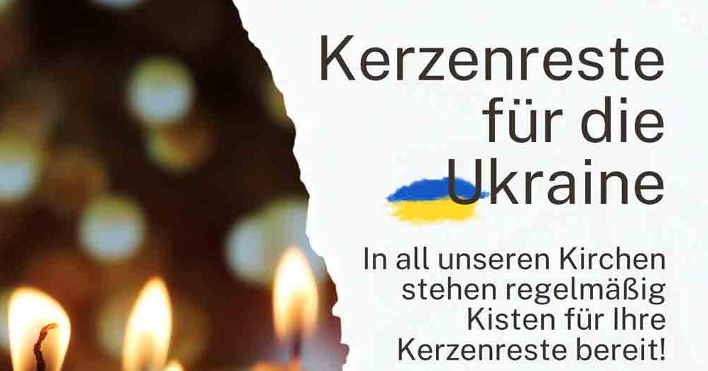 Kerzenreste-Ukraine (c) Kirsten Pretz, Gemeindereferentin der kath. Kirchengemeinde St. Bonifatius Düsseldorf