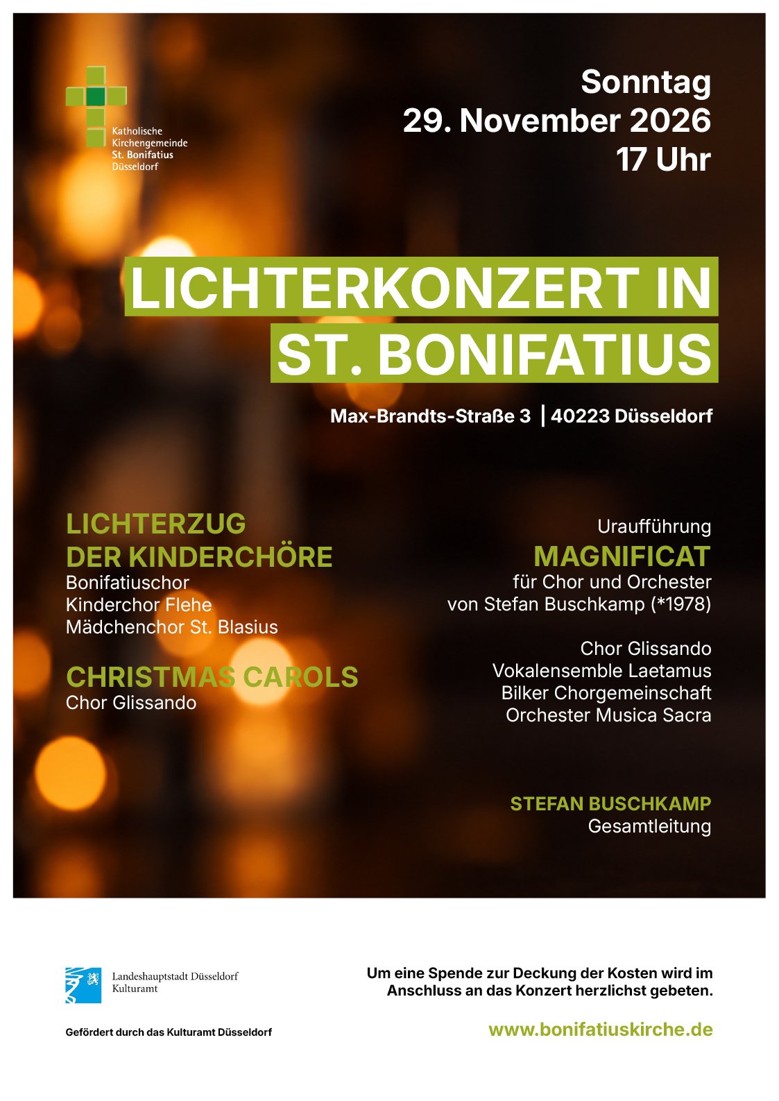 Lichterkonzert (c) kath. Kirchengemeinde St. Bonifatius Düsseldorf