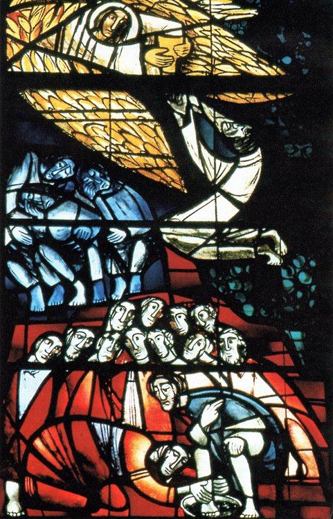 Glasfenster in der Wallfahrtskirche Heede/Emsland (c) H. Löwenstein