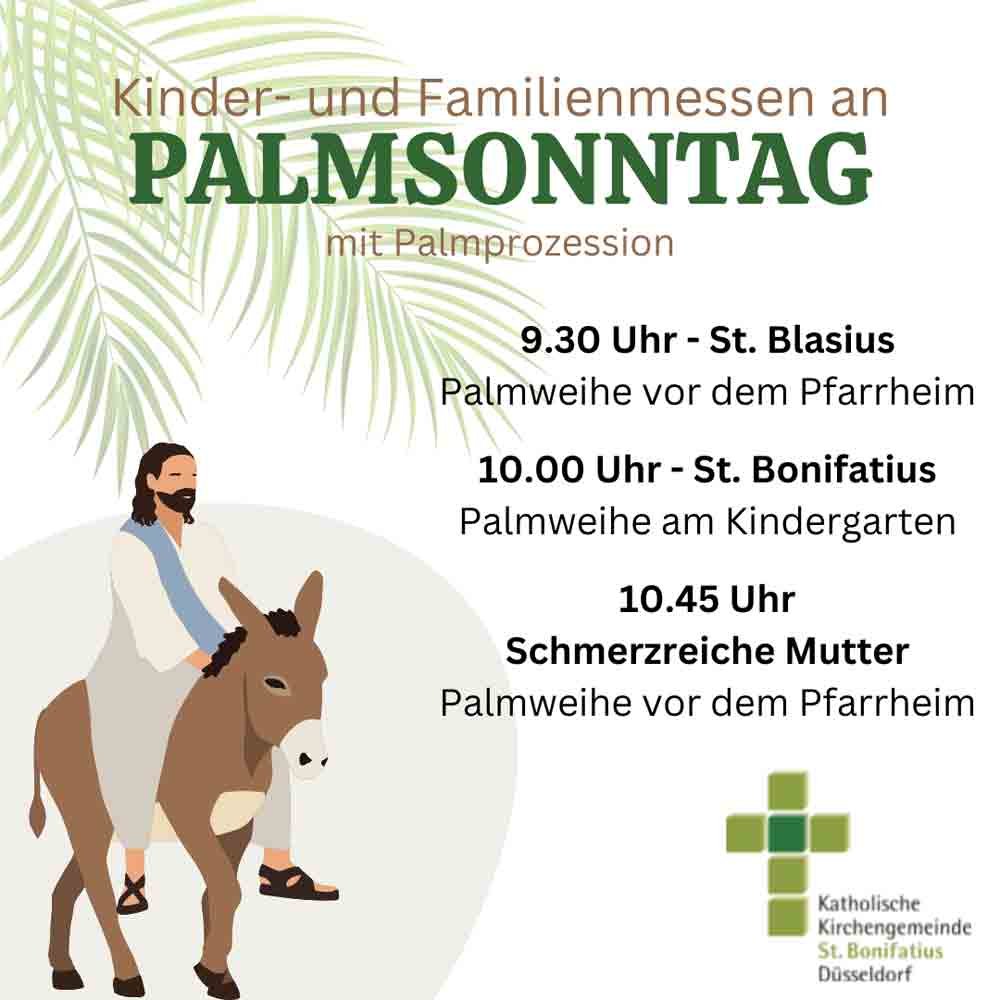 Palmsonntag fuer Familien (c) kath. Kirchengemeinde St. Bonifatius Düsseldorf