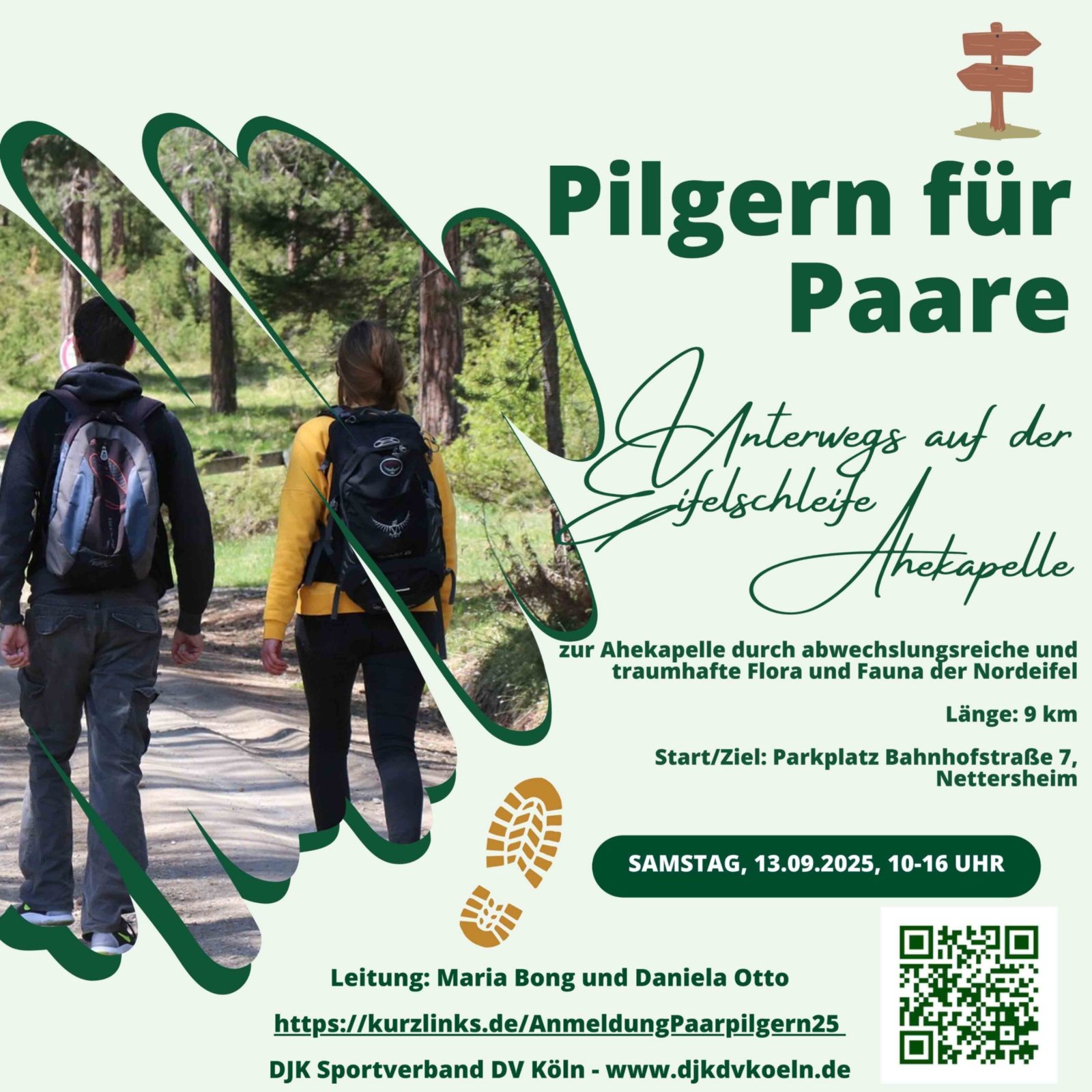 Pilgern für Paare 25 Flyer (c) DJK Sportverband Köln