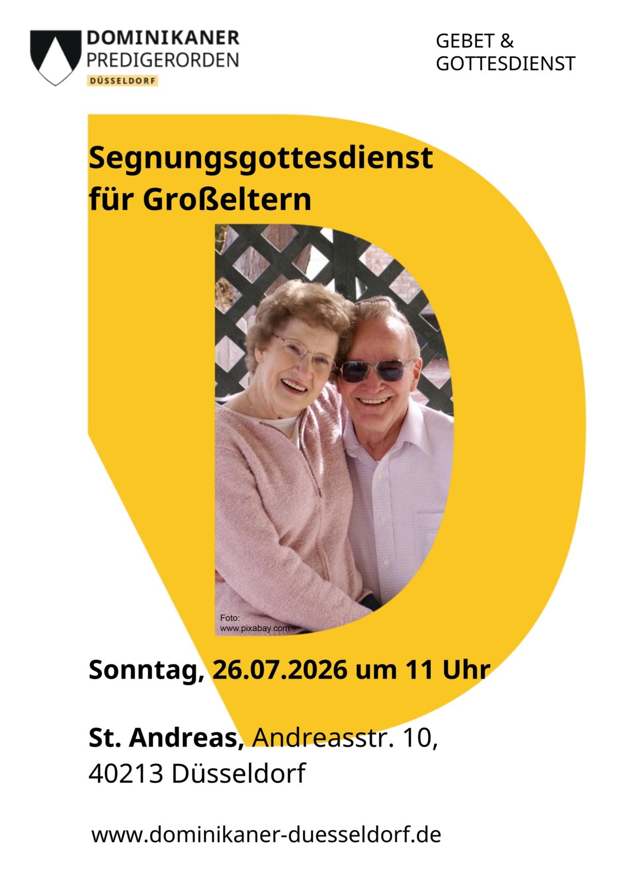 Segnungsgottesdienst Großeltern 2026 (c) Dominikaner Düsseldorf