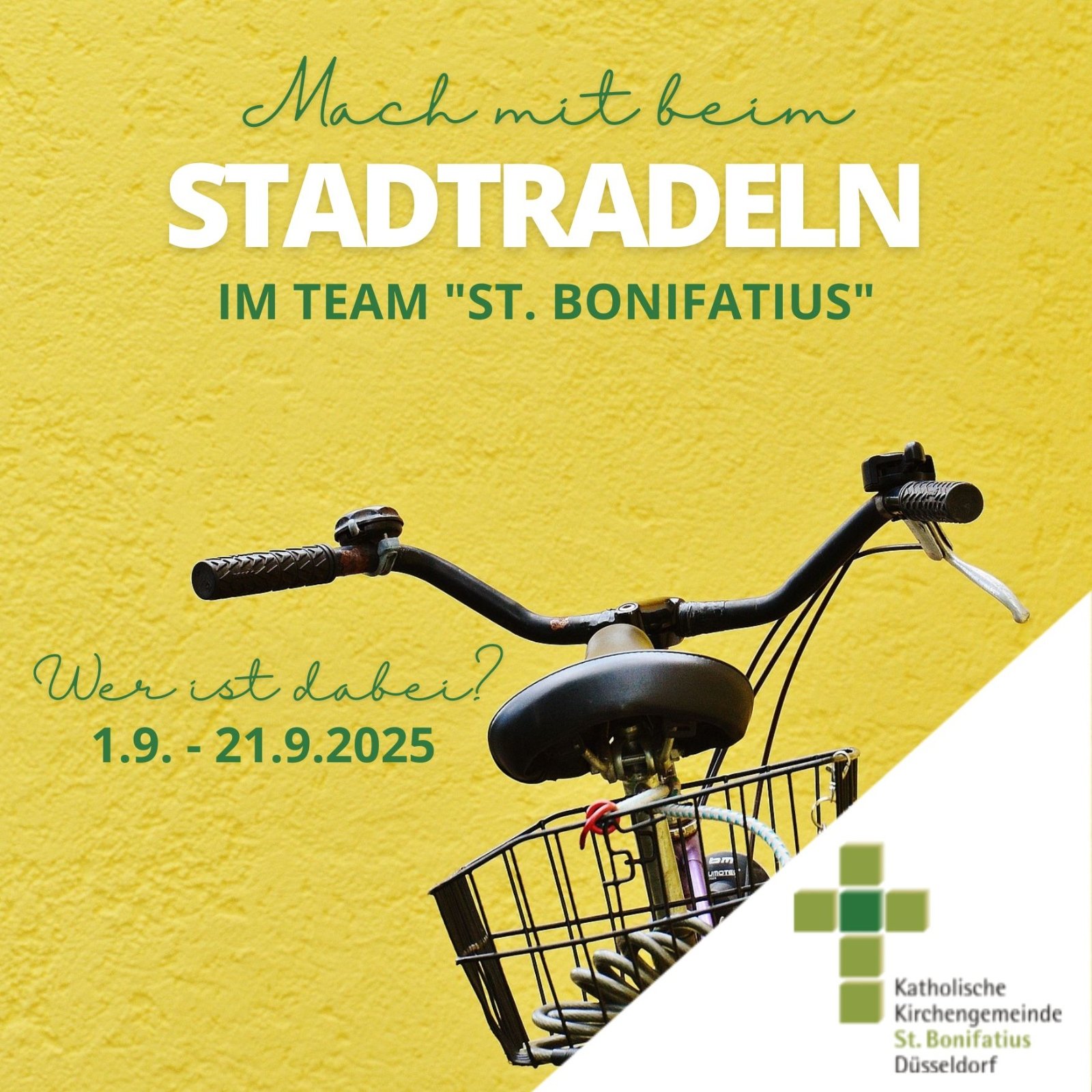 Stadtradeln in der kath. Kirchengemeinde St. Bonifatius Düsseldorf (c) Kirsten Pretz, Gemeindereferentin der kath. Kirchengemeinde St. Bonifatius Düsseldorf