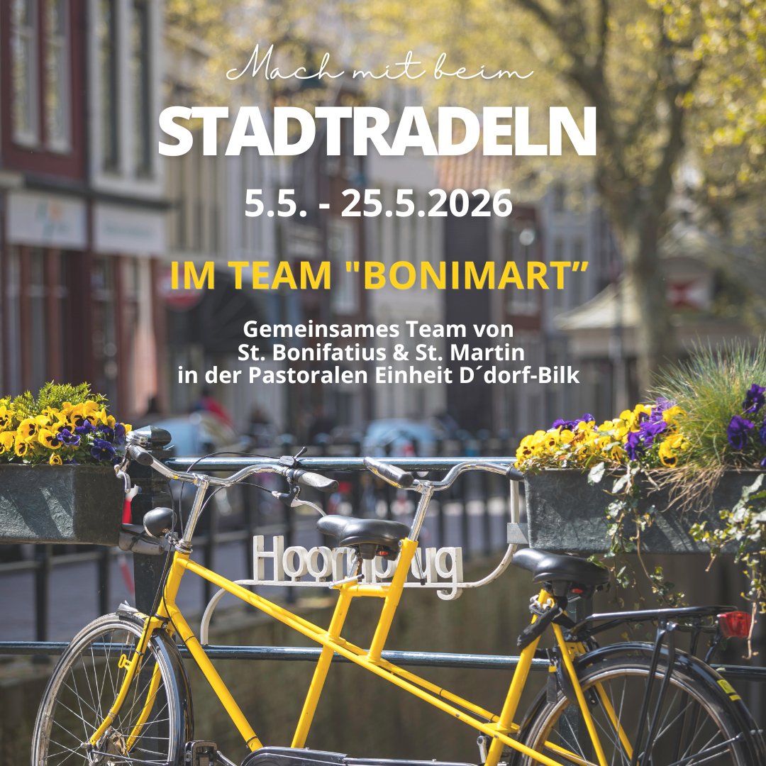 Stadtradeln in der Pastoralen Einheit Düsseldorf-Süd (c) Kirsten Pretz, Gemeindereferentin der Pastoralen Einheit Düsseldorf-Süd