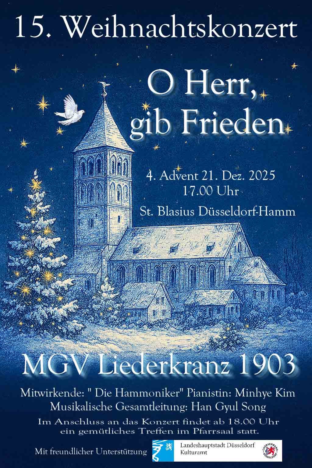 Weihnachtskonzert Liederkranz Hamm (c) MGV Liederkranz Hamm