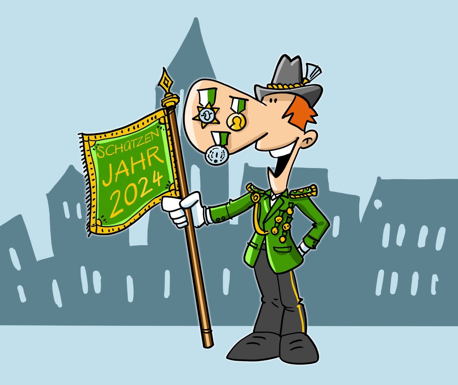Schützenteaser (c) Peter Esser Illustration