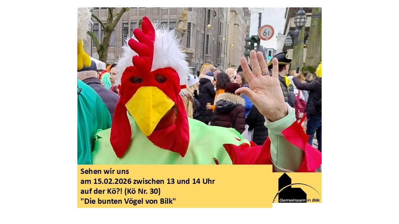 Gemeinsam in Bilk geht zum Karneval auf die Kö (c) Gemeinsam in Bilk e.V.