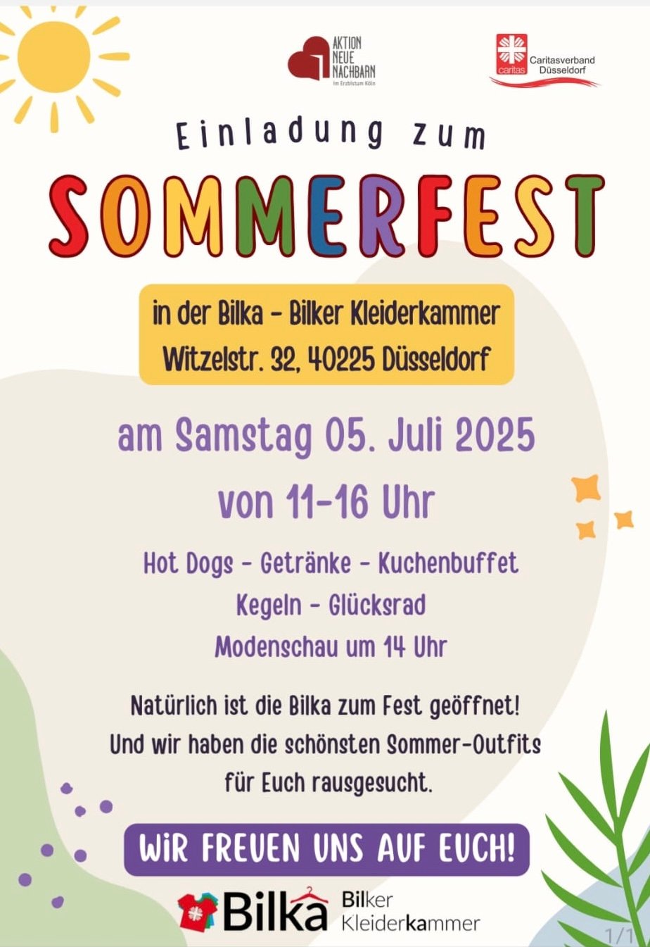 Bilka-Fest (c) BILKA, die Bilker Kleiderkammer