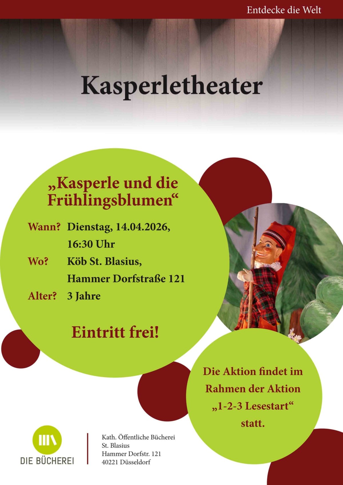 Kasperletheater (c) KÖB Hamm der kath. Kirchengemeinde St. Bonifatius Düsseldorf
