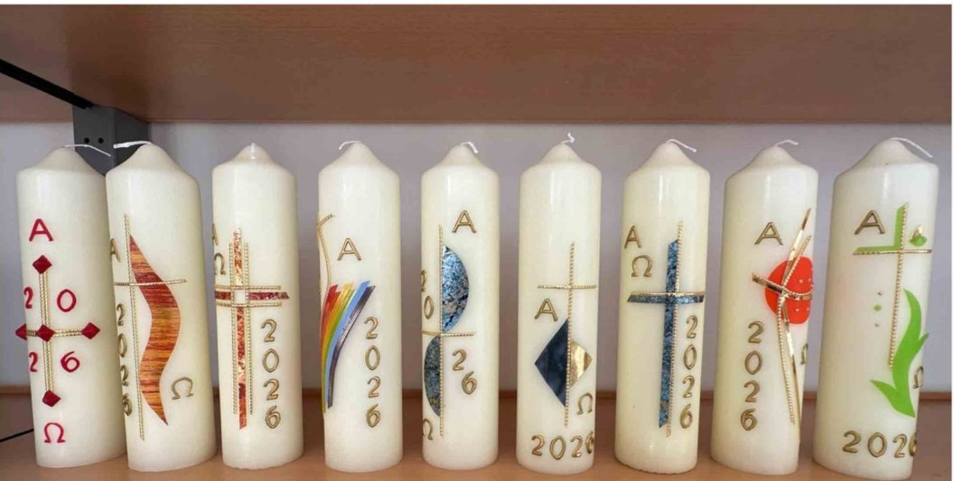 Plakat Osterkerzen (c) KÖB St. Blasius Düssledorf-Hamm