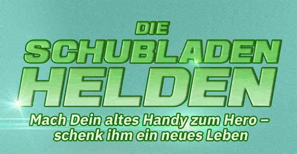 ausrangiertes Handy spenden an Schubladenhelden (c) Caritas. e.V.